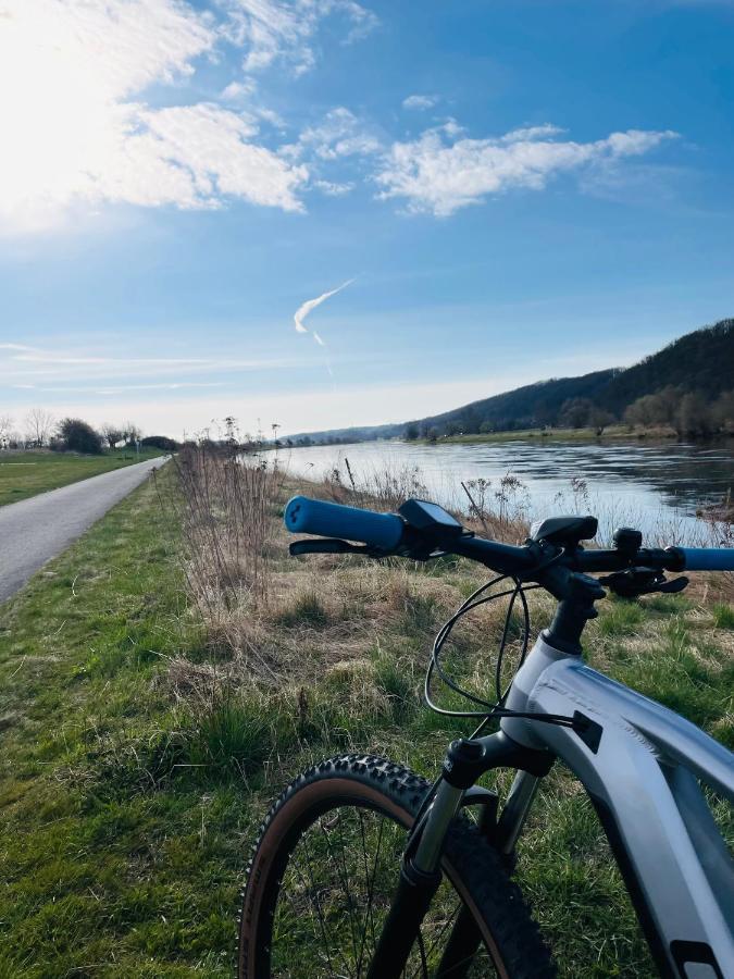 Ferienwohnung Am Elberadweg Meissen Luaran gambar
